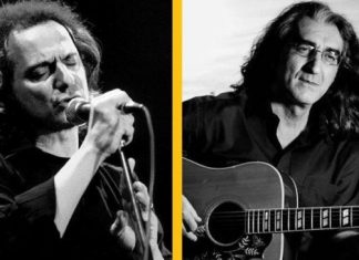 Ο Πάνος Κατσιμίχας και ο Βασίλης Καζούλης στη Ναύπακτο