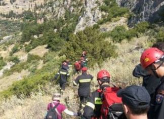Αίσιο τέλος για 19 εγκλωβισμένους ορειβάτες από τη Ναύπακτο στο φαράγγι της Σεργούλας
