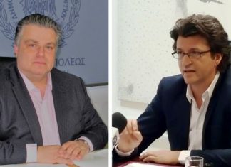 Επίσκεψη αστραπή Γαβρόγλου στο Μεσολόγγι – Βολές Καραπάνου σε Παπαγεωργίου