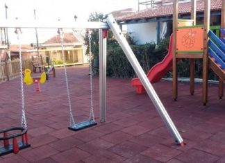 Νέα παιδική χαρά απέκτησε η Γουριά Μεσολογγίου