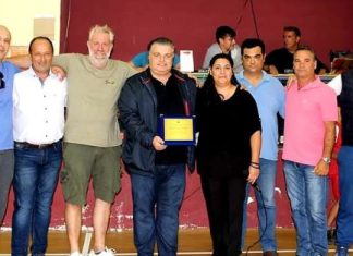 Τιμητική διάκριση στο Ν. Καραπάνο από τον Α.Γ.Ο. «Γρηγόρης Λιακατάς»