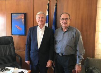 Συνάντηση του Προέδρου του Φορέα Διαχείρισης Λιμνοθάλασσας Μεσολογγίου με Δημαρά