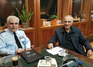 Συνάντηση Γ. Βαρεμένου με τον Αρχηγό ΕΛΑΣ για τη μεταστέγαση της Διεύθυνσης Αιτωλίας