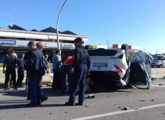 Τροχαίο με 4 τραυματίες στην είσοδο του Αγρινίου