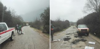 Μόνο αυτό το χειμώνα επουλώνει λακκούβες η Περιφέρεια