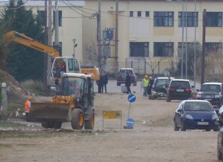 Παράταση διακοπής κυκλοφορίας στην Ηρακλείτου για την κατασκευή έργου