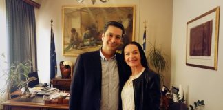Συνάντηση Παπαναστασίου με τη Βαλκανιονίκη Χριστίνα Μαραγιάννη
