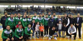 Η βράβευση του ποδοσφαιρικού τμήματος του ΑΟ Αγρινίου για την άνοδο στην Α ΕΠΣΝΑ