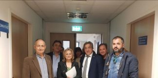Επίσκεψη του Σταύρου Καμμένου στο Νοσοκομείο Αγρινίου