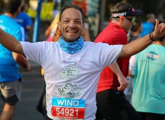 Ο Μάριος Μαρκόπουλος στα 5.000μ του Run Greece στο Ηράκλειο