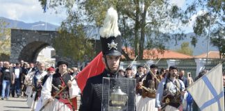 Η υποδοχή της Καρδιάς του Αλέξανδρου Υψηλάντη στην Ιερή Πόλη του Μεσολογγίου