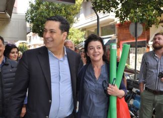 Nέα περιοδεία Παπαναστασίου στο κέντρο του Αγρινίου