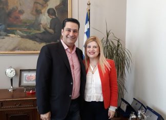 Με την υποψήφια ευρωβουλευτή Τόνια Αράχωβα συναντήθηκε ο Γ. Παπαναστασίου