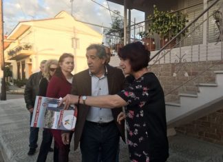 Περιοδεία του Σταύρου Καμμένου στο Καινούργιο