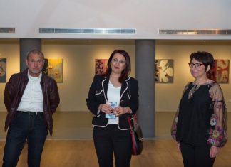 Εγκαινιάστηκε η έκθεση ζωγραφικής της Μελάνιας Κοσμοπούλου