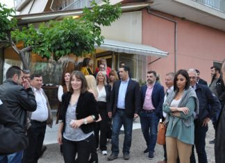 Σε Τριαντέικα , Ελαιόφυτο, Μεγάλη Χώρα και Λεπενού ο Γιώργος Παπαναστασίου