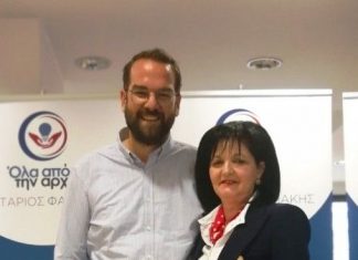 Η Μαρία Σαλμά υποψήφια Περιφερειακή Σύμβουλος Αιτωλοακαρνανίας με τον Νεκτάριο Φαρμάκη