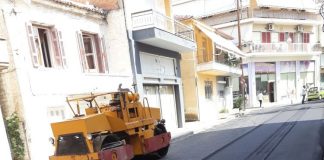 Εργασίες ασφαλτόστρωσης στην οδό Αγίου Δημητρίου