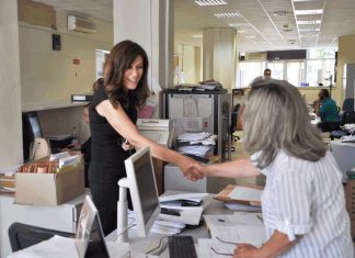 Επίσκεψη της Γεωργίας Μπόκα στον ΟΑΕΔ και ΟΑΕΕ Αγρινίου