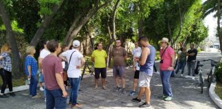 ΔΙΕΚ Μεσολογγίου: Βιωματική δραστηριότητα των σπουδαστών στον Κήπο των Ηρώων