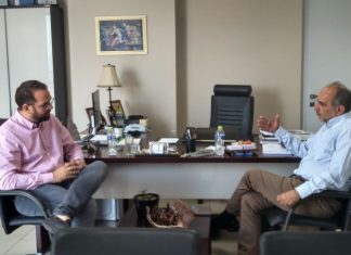 Συνάντηση Φαρμάκη – Κατσιφάρα στην Περιφέρεια Δυτικής Ελλάδας