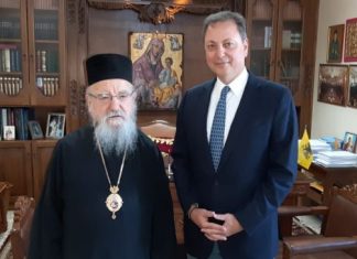 Συνάντηση του Σπ. Λιβανού με το Μητροπολίτη Αιτωλίας και Ακαρνανίας