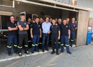 Στην Πυροσβεστική Υπηρεσία Ναύπακτου ο Θανάσης Παπαθανάσης