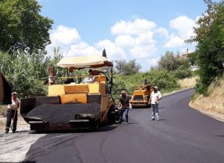 Εργασίες ασφαλτόστρωσης σε κεντρικούς δρόμους στον Άγιο Κωνσταντίνο