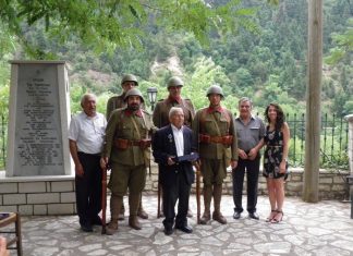 Παρασημοφορήθηκε στην ορεινή Ναυπακτία πολεμιστής του ’40 σε ηλικία 104 ετών