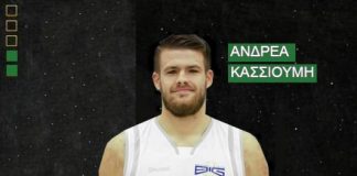 Την απόκτηση του Ανδρέα Κασσιούμη ανακοίνωσε ο ΑΟ Αγρινίου
