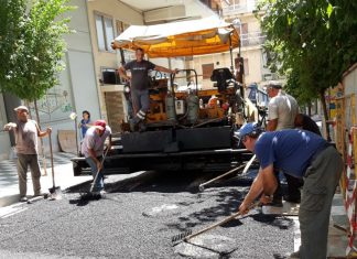 Ολοκληρώθηκε η ανακατασκευή της οδού Γρίβα