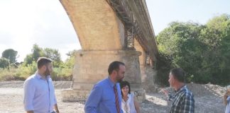 Στις εργασίες στη γέφυρα της Αβόρανης ο Νεκτ. Φαρμάκης