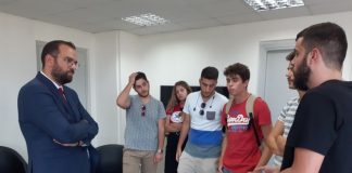 Ο Νεκτάριος Φαρμάκης συναντήθηκε με αντιπροσωπεία φοιτητών του Πανεπιστημίου Πατρών