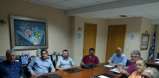 Με την Ομοσπονδία συναντήθηκε ο Δήμαρχος Ναυπακτίας B. Γκίζας