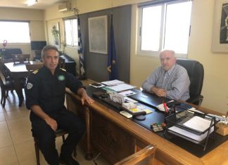 Συνάντηση Λύρου με Λιμενάρχη και Διοικητή Τροχαίας