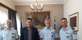 Με την ηγεσία της τοπικής αστυνομίας συναντήθηκε ο Γ. Παπαναστασίου