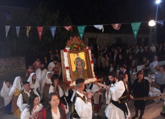 Η λιτάνευση της εικόνας του Αγίου Δημητρίου σε Γουριώτισσα και Παραβόλα