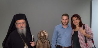 Eγκαινιάστηκε η έκθεση γλυπτικής του Ευάγγελου Τύμπα στο Αγρίνιο