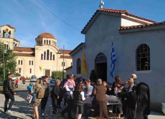 Η εορτή του Αγίου Νεκταρίου στον ομώνυμο Ιερό Ναό στο Δοκίμι Αγρινίου