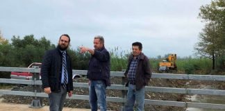 Επίσκεψη Φαρμάκη σε αντιπλημμυρικά έργα της Μακρυνείας