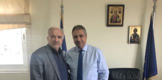 Συνάντηση του Δημάρχου Μεσολογγίου με τον Διοικητή 6ης ΥΠΕ