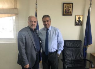 Συνάντηση του Δημάρχου Μεσολογγίου με τον Διοικητή 6ης ΥΠΕ