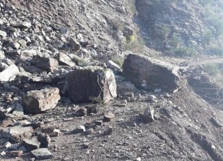 Κατολίσθηση στο δρόμο Αργυρό Πηγάδι – Κοκκινόβρυση