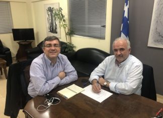 Συνάντηση του Δημάρχου Μεσολογγίου με τον Γενικό Γραμματέα Διαχείρισης Αποβλήτων