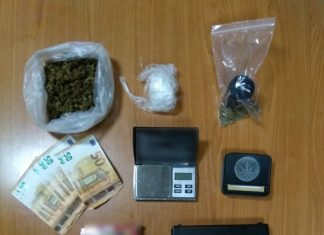 Συνελήφθη 39χρόνος στην Πάλαιρο με κοκαΐνη και χασίς