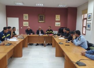 Συνεδρίασε το Συντονιστικό Πολιτικής Προστασίας στο Θέρμο