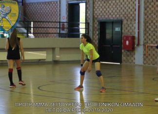 Η αθλήτρια του Παναιτωλικού Σοφία Αυδή στο Πρόγραμμα Λειτουργίας Προεθνικών Ομάδων Πετοσφαίρισης