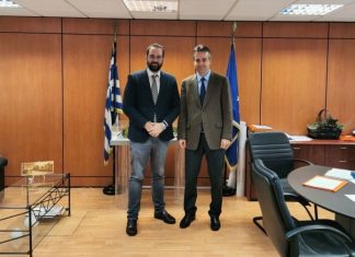 Σε σύσκεψη με κυβερνητικά στελέχη και τις «Κτιριακές Υποδομές» ο Νεκτ. Φαρμάκης