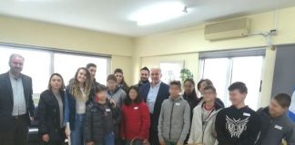 Επίσκεψη στο δήμαρχο από το Ειδικό Επαγγελματικό Γυμνάσιο – Λύκειο Μεσολογγίου