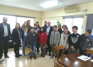 Επίσκεψη στο δήμαρχο από το Ειδικό Επαγγελματικό Γυμνάσιο – Λύκειο Μεσολογγίου